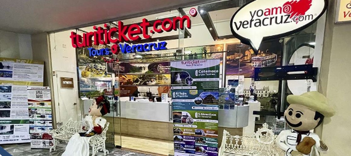 Oficina de Turiticket.com en Plaza Acuario de Veracruz, Local 45-C